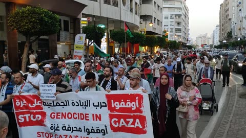 مسيرة شعبية في إطار اليوم الوطني الاحتجاجي طنجة 29 06 2025 رسالة الى الرباط