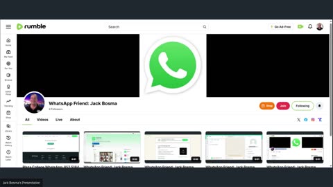 WhatsApp Friend: Jack Bosma