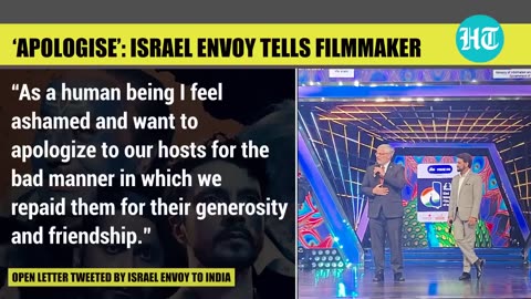 'Apologise to India': Israel Envoy tells IFFI jury head for terming 'The Kashmir Files' 'vulgar'