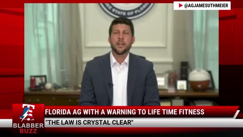 Florida AG With A Warning To Life Time Fitness