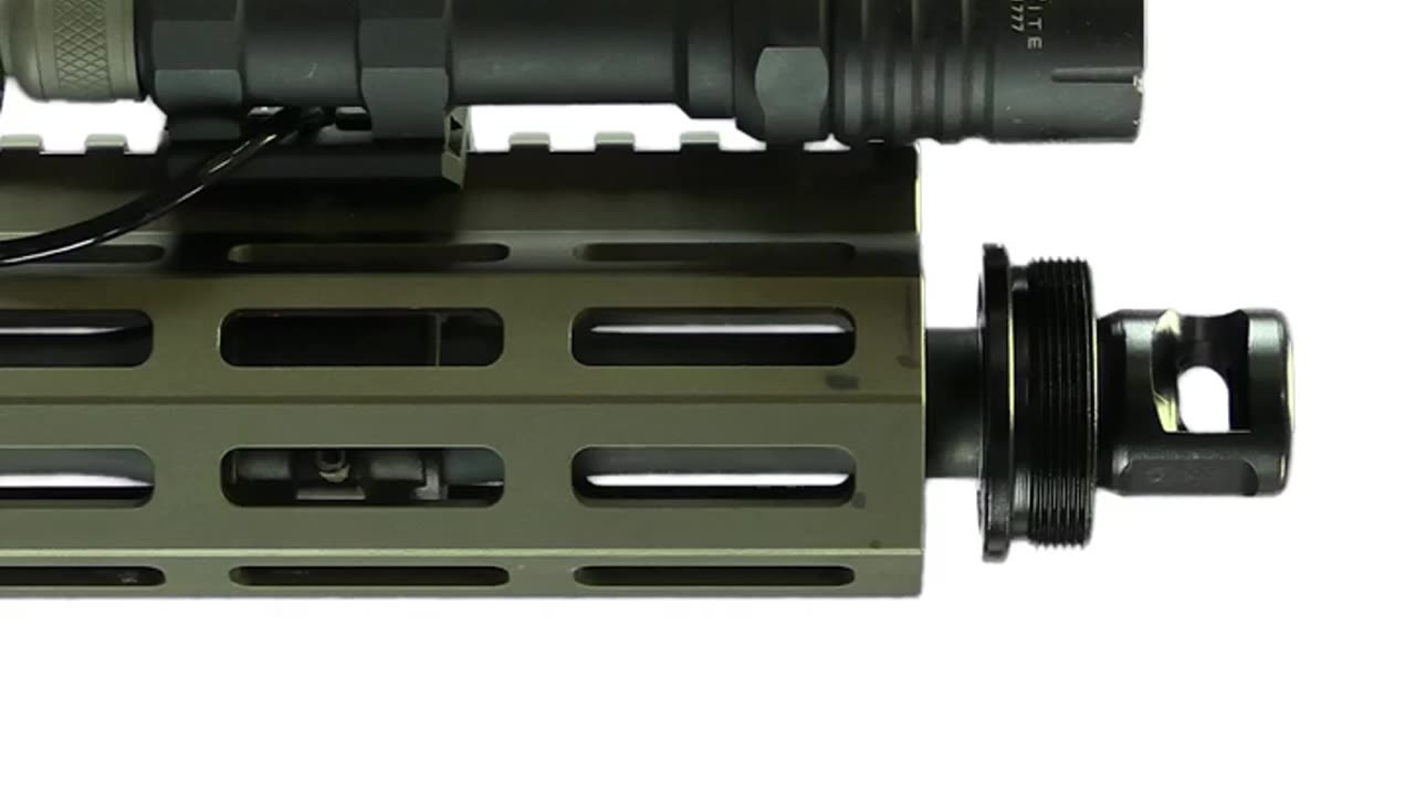 CRYPTID HARDWARE'S MANDRAKE MUZZLE BRAKE. 1.375x24 TPI suppressor mounting solution!