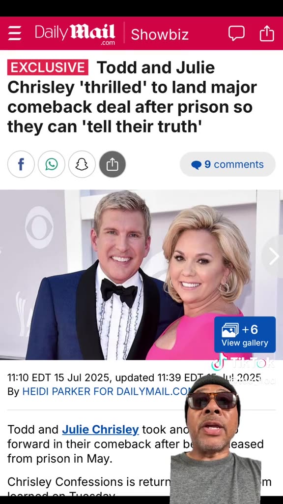 Todd and Julie Chrisley thrilled to land major comeback deal after prison!