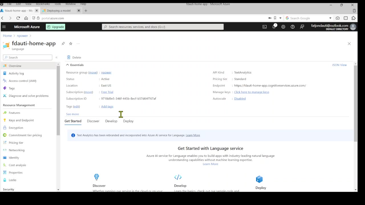 Azure AI Language Studio