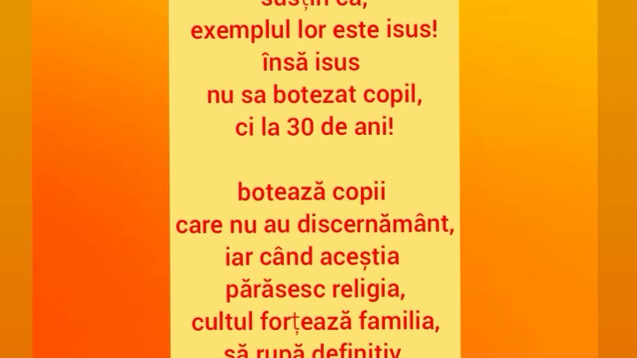 botezul copiilor in religia martorii lui iehova