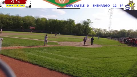 NCTV45 Highschool Baseball NEW CASTLE VS SHENANGO THUR MAY 8 2025