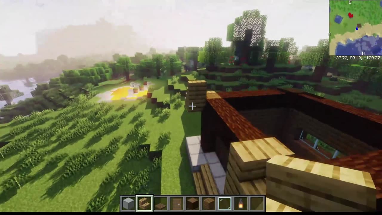 Build Your DREAM Minecraft Mini Cabin FAST!