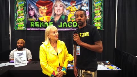 Renae Jacobs Indy Popcon 2025 Voice Actor of April O'Neil