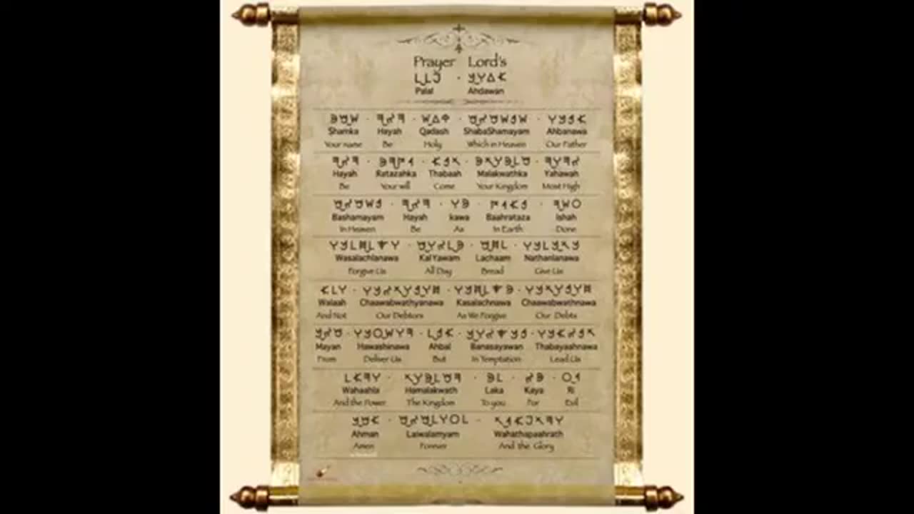 Ahdawan Palal (Matthew 6:9-13)