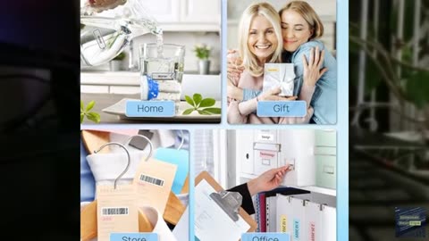 POLONO Label Maker Machine with Tape, P31S Bluetooth Label Printer, Mini Label M