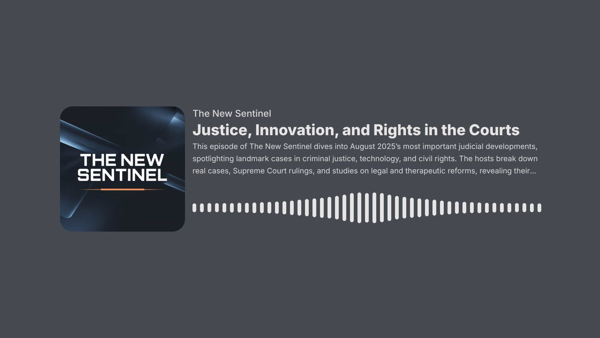 Justice, Innovation, and Rights in the Courts