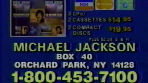 Michael Jackson Greatest Motown Hits from Silver Eagle Records TV Commercial from 1988