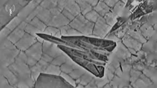 Iranian F14 Tomcat Hit On the Ground