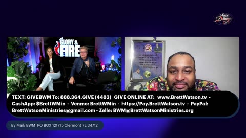 Dr. Brett & Marianne Watson - Guest: Apostle Brandon Dorris