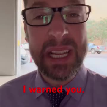 It just happened and it’s bad.