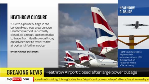 Skies 'completely silent' above Heathrow