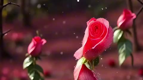 Beautiful flower dance video