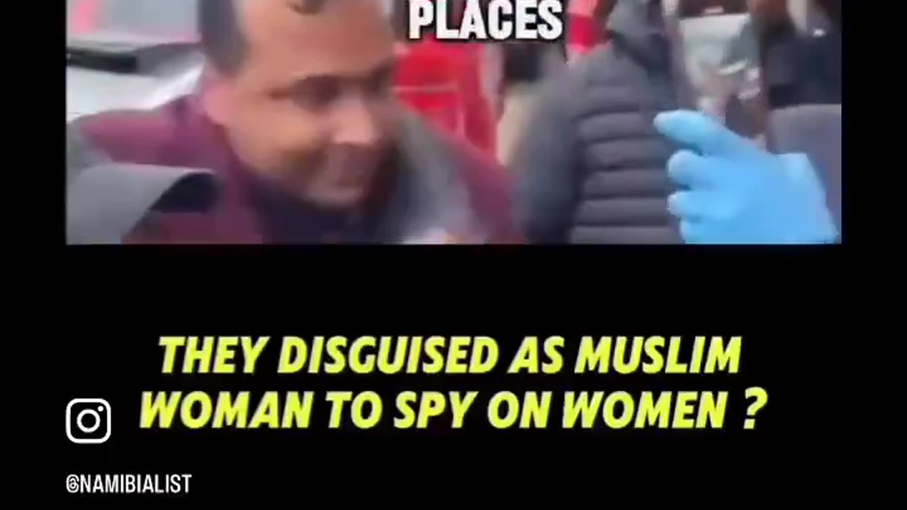 🚨MAN CAUGHT WEARING BURKHA TO GET ACCESS TO WOMEN ONLY SPACES