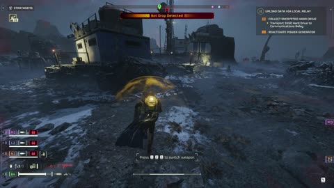 Helldivers 2 Automatons Super helldive level 10 with randoms Running and gunning