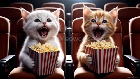 Kittens Go to The MOVIES
