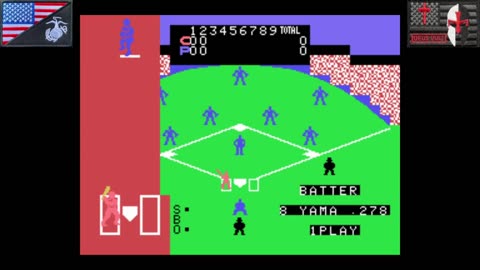 チャンピオン・ベースボール (SG-1000 - Attract Mode) [JP Version of "Champion Baseball"]