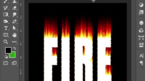 How to Create a Realistic Fire Text Effect in Photoshop | Easy Tutorial