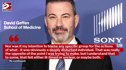 Jimmy Kimmel has insisted it was 'never [his] intention to make light of' Charlie Kirk's death