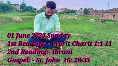 Catholic Daily Gospel and Reading in Hindi 01 June 2025 | Today's Bible Verse | Aaj ka Susamachar