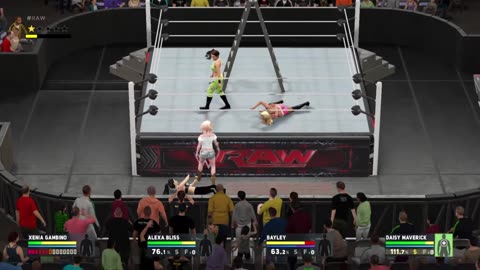 Bayley Xenia Alexa Bliss Daisy Raw Womens Title