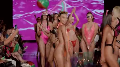 Pink Melon Swim Resort 2023 Miami Swim Week - Art Hearts