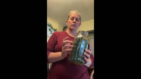 Storing Dried Mint