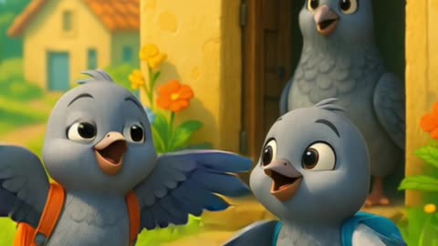 The Brave Pigeon Mother: A Tale of Strength and Sacrifice" #pigeon #ai #viral