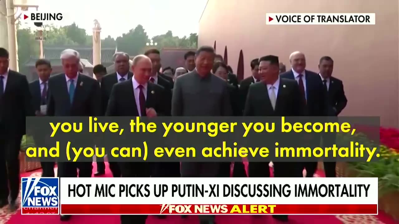 Hot mic catches Putin and Xi talking about using organ harvesting for immortality