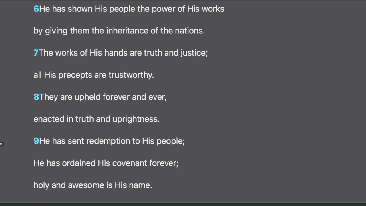 Psalm 111