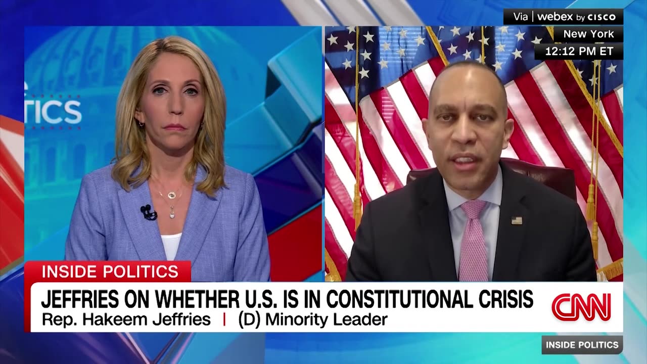 Jeffries says the courts need to enforce their orders against Trump's admin.