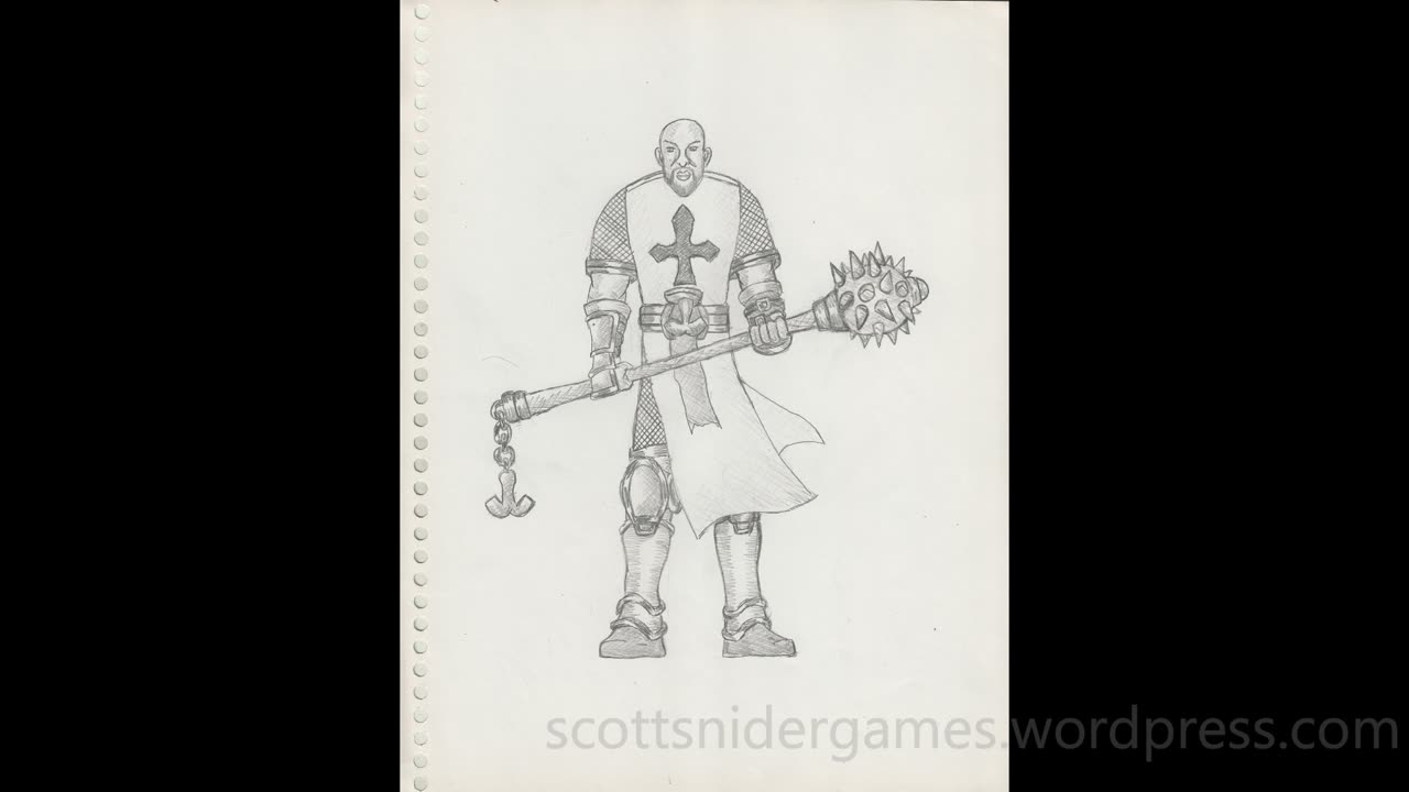 Paladin Pencil Sketch Video #1 (04-16-2025)