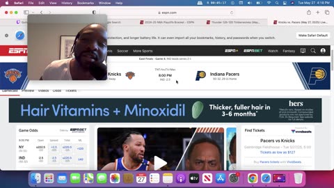 NBA playoffs round 3 game 4 Pacers vs Knicks rant