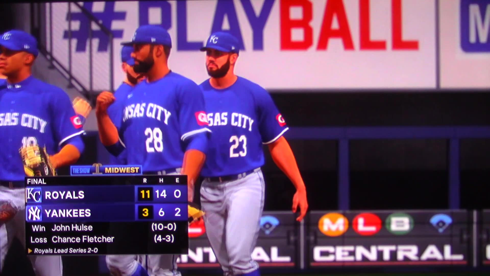 MLB The Show: Kansas City Royals vs New York Yankees (S21 G50)