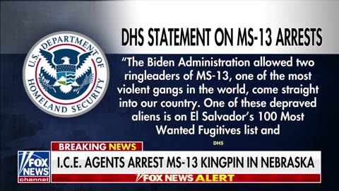 BREAKING: ICE arrests MS-13 kingpin in Nebraska