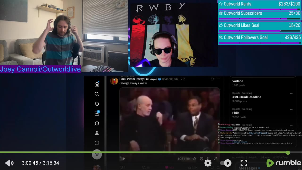 Nora on Outworld Live! Shift the Zeitgeist