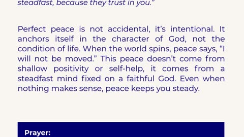 Peace That Doesn’t Make Sense