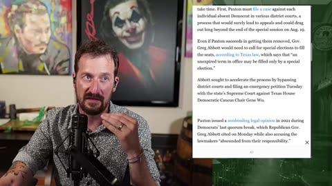 Texas Democrats On The Run - Trump v WSJ - Lil Tay - A song?