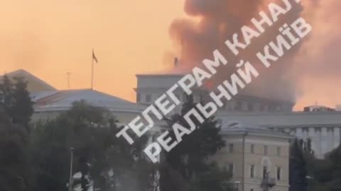 🔥🏛️ Ukraine Russia War | Fires Near Independence Square in Kyiv | RCF
