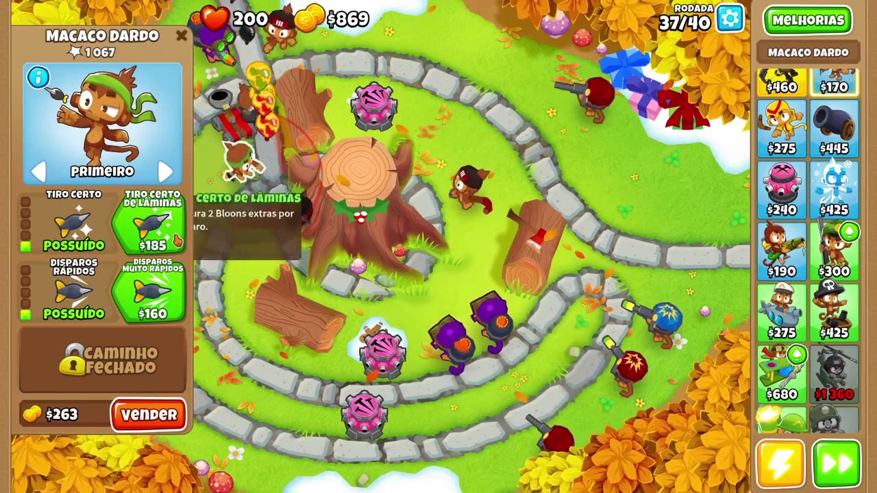 Bloons TD 6 Tree Hole Easy Round 37