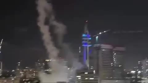 Another footage from the moment the missile fell