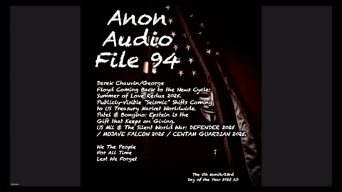 SG Anon Audio File 94 - 5-23-25 - President Trump Confirms Q+ DEFENDER EUROPE 2025...