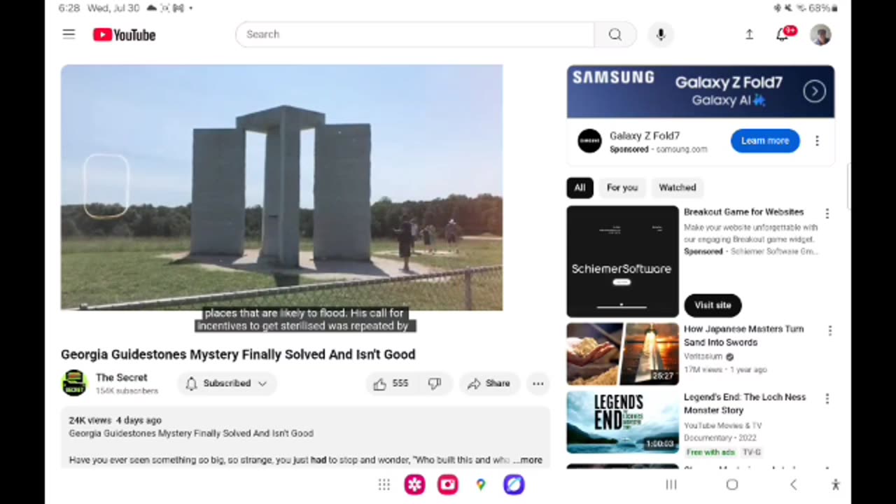 The Georgia Guidestones Creator? - From "The Secret" channel @Youtube-