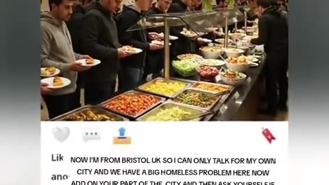 HOTEL BUFFET PHOTOS FOR ILLEGAL "BOAT" MIGRANTS LEAKED