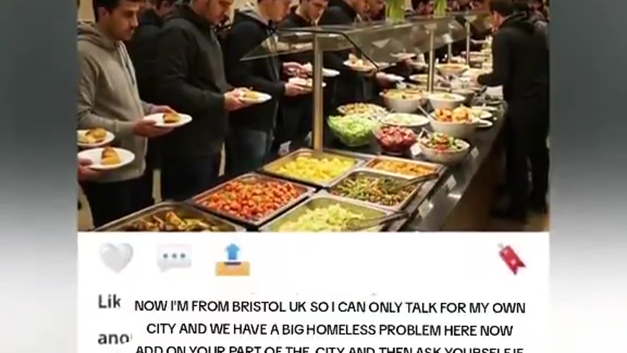 HOTEL BUFFET PHOTOS FOR ILLEGAL "BOAT" MIGRANTS LEAKED