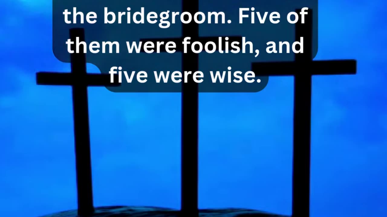 Journey of faith and spiritual growth Matthew 25:1-2 Daily Bible Verse