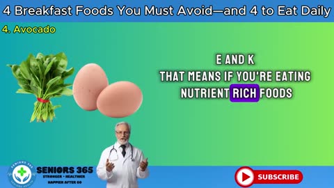 SENIORS, 4 WORST Breakfast Foods You S12u MUST Eat Seniors 365_part18